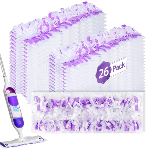 26 Count Disposable Mopping Pads Refills for Swiffer PowerMop Multi-Surface Mop and Swiffer PowerMop Wood Mop, Power Mop Pads Replacement for Floor Cleaning