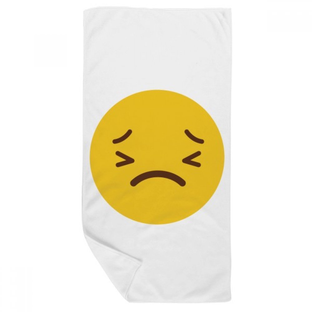 Serviette chat jaune en coton doux absorbant 35x70cm pour toilette