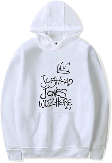 Jughead Jones Wuz Here Felpa con Cappuccio Riverdale Felpe con Cappuccio  Pullover Felpa Logo Moda Abbigliamento Cappotto per la Televisione Casual :  Amazon.it