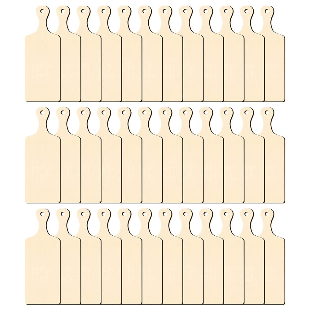 CTRLZS Wooden Mini Cutting Board Mini Charcuterie Boards Paddle Blank Small Chopping Board with Handle