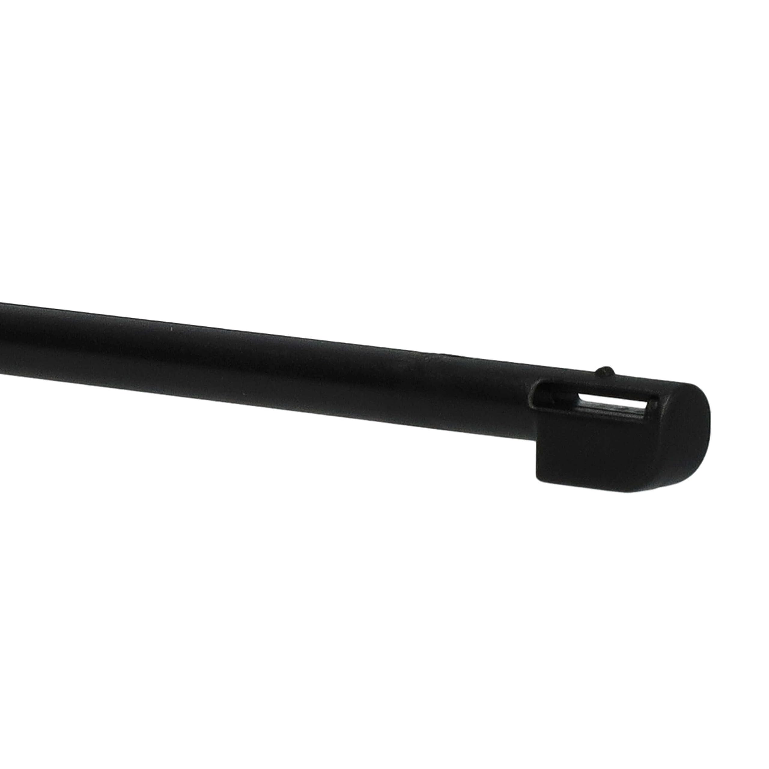 vhbw 10 x rysik kompatybilny z konsolą do gier Nintendo DSi, DSi XL, 2DS, DS Lite - 8,8 cm długości, czarny