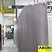 AKON Curtain Track Industrial Divider Curtains | Partition Space Quickly | Curtain Track Included | Quick Rolling and Easy to Clean | Divide Work Areas Quickly Customized Curtains Vinyl