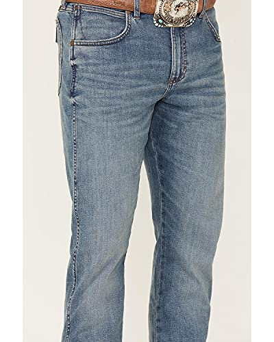 Image of Wrangler Men's Retro Slim Fit Straight Leg Jean