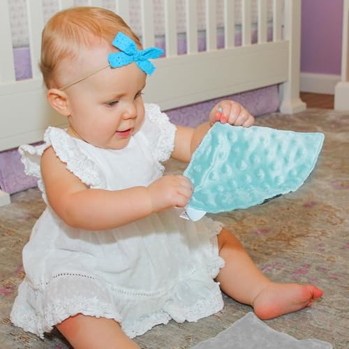 Image of S&T INC. Aura Crinkle Squares Baby Toys, 6 Inch x 6 Inch, City Dots, 2 Pack