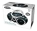Jensen CD-490 Portable Sport Stereo CD Player with AM/FM Radio and Aux Line-in & Headphone Jack (Silver)