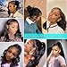 Wighottie Body Wave 360 Lace Front Wigs Human Hair Pre Plucked Lace Frontal Wigs with Baby Hair for Black Women Natural Black (360 Lace Wigs, 12 Inch)