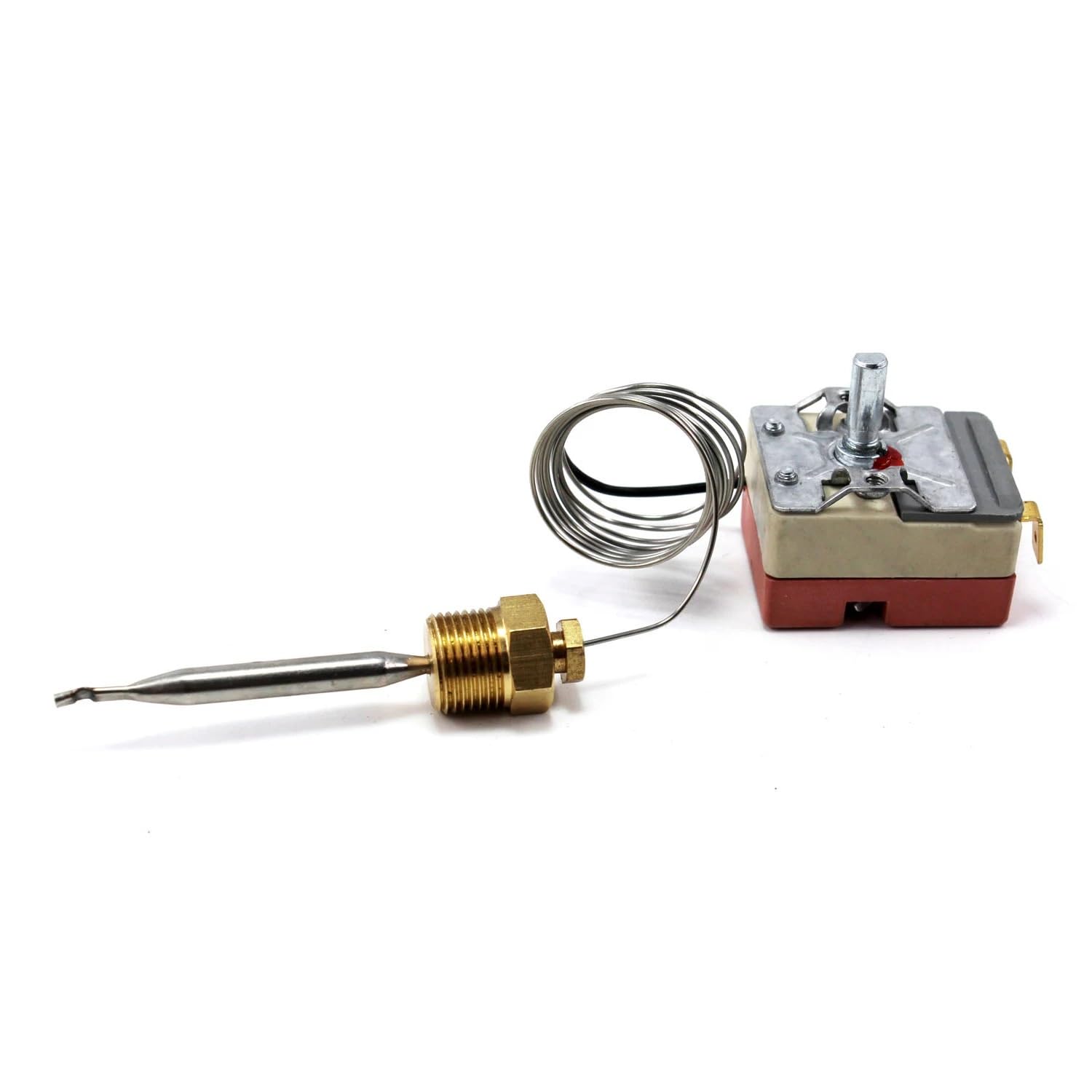Piezas de Control del termostato freidora eléctrica 250V con tuercas latón 3/8 "rango temperatura 50~200 Kits cocina comerciales