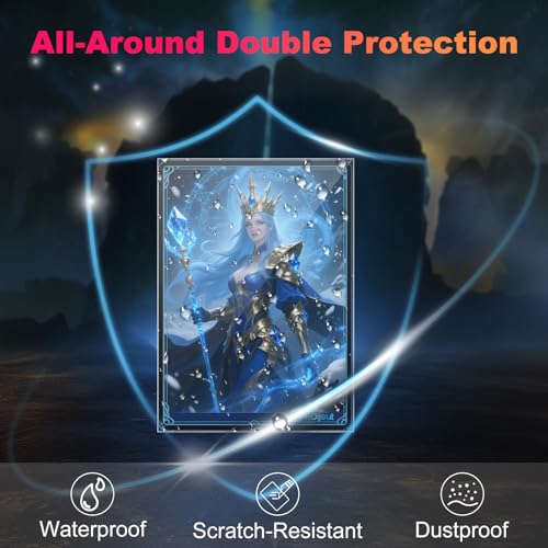 Image of 5000 Pack Card Sleeves Clear, Perfect Fit Inner Sleeves Ideal for Double-sleeving, Trading Card Sleeve Compatible with MTG, PKM, TCG and Gaming Cards (60 Microns)