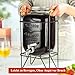 Duscdesp Dispensador de bebidas de 4 l con soporte con grifo y tapa Imagen de Duscdesp Dispensador de bebidas de 4 l con soporte con grifo y tapa