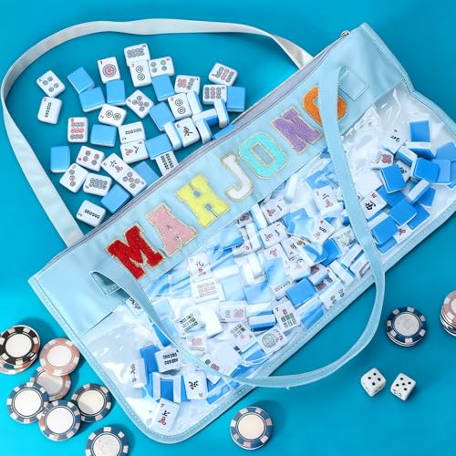 Bolsa Vacía para Mahjong Vodolo con Cierre y Caja para Fichas miniatura 7