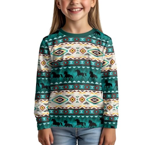 Image of Uourmeti Teens Girls Long Sleeve T Shirts Fall Outfits Boys Active Sportswear Running Tops
