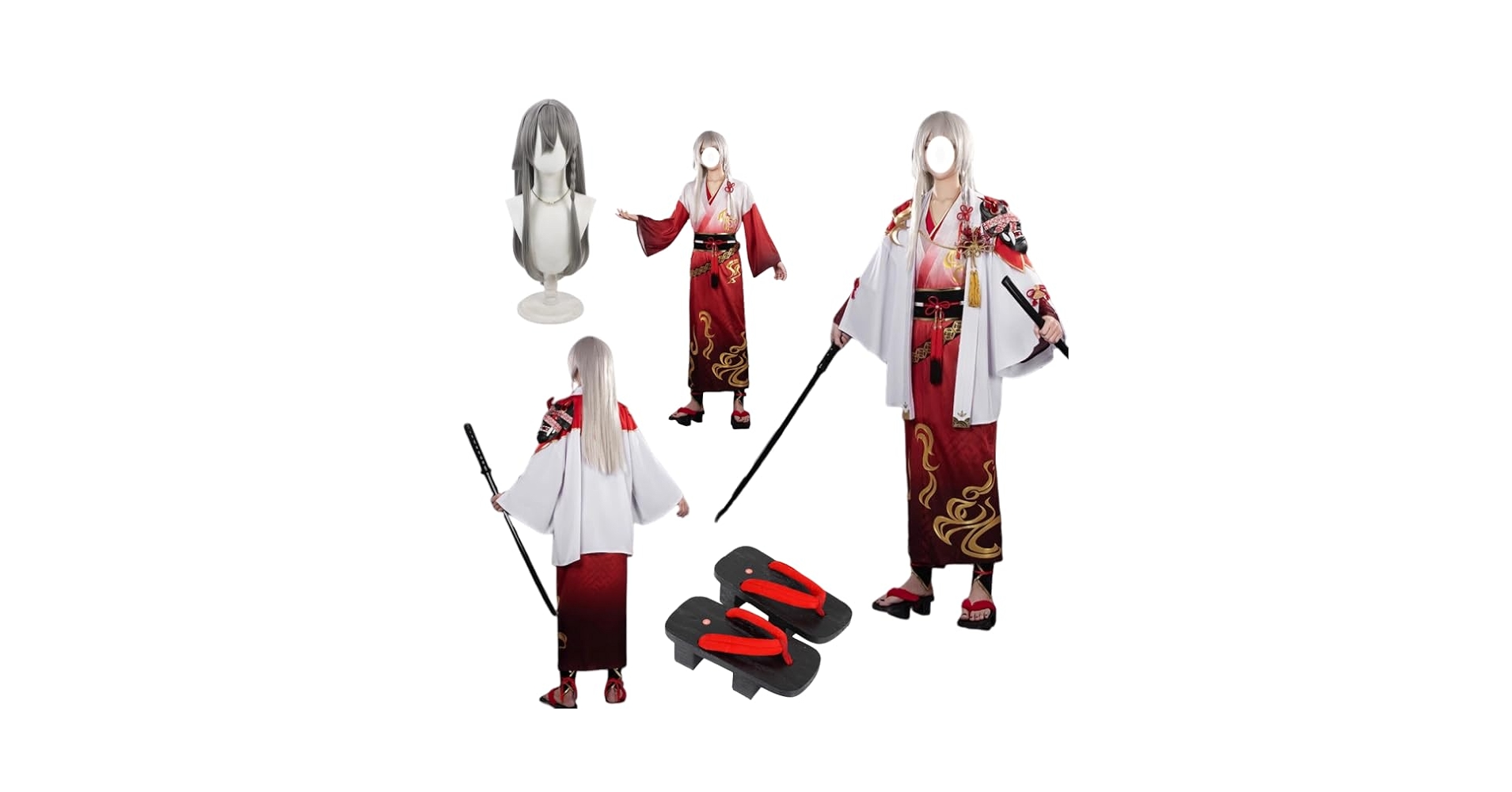 Amazon.co.jp: [Beauty 出品] 甲斐田晴 鬼化 コスプレ衣装 (wig