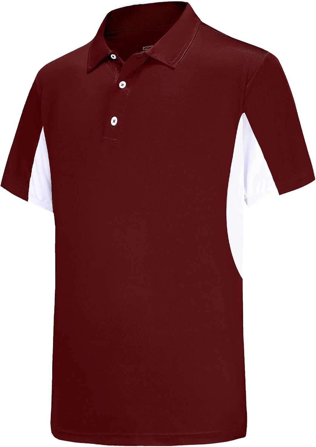 Corna Men's Golf Polo Shirts L-5XL, UPF 50+ Moisture Wicking Casual Performance Dry Fit Shirts