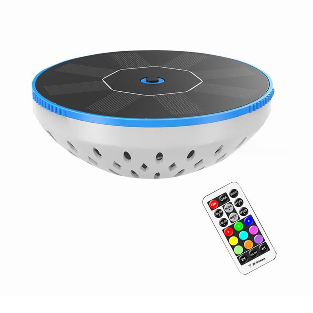 Hndhbfgrt Solar Powered LED Floating Light for Pools& Outdoor Courtyards Colorful Illumination Solar Light for Pool Ambient Lighting Ambiance