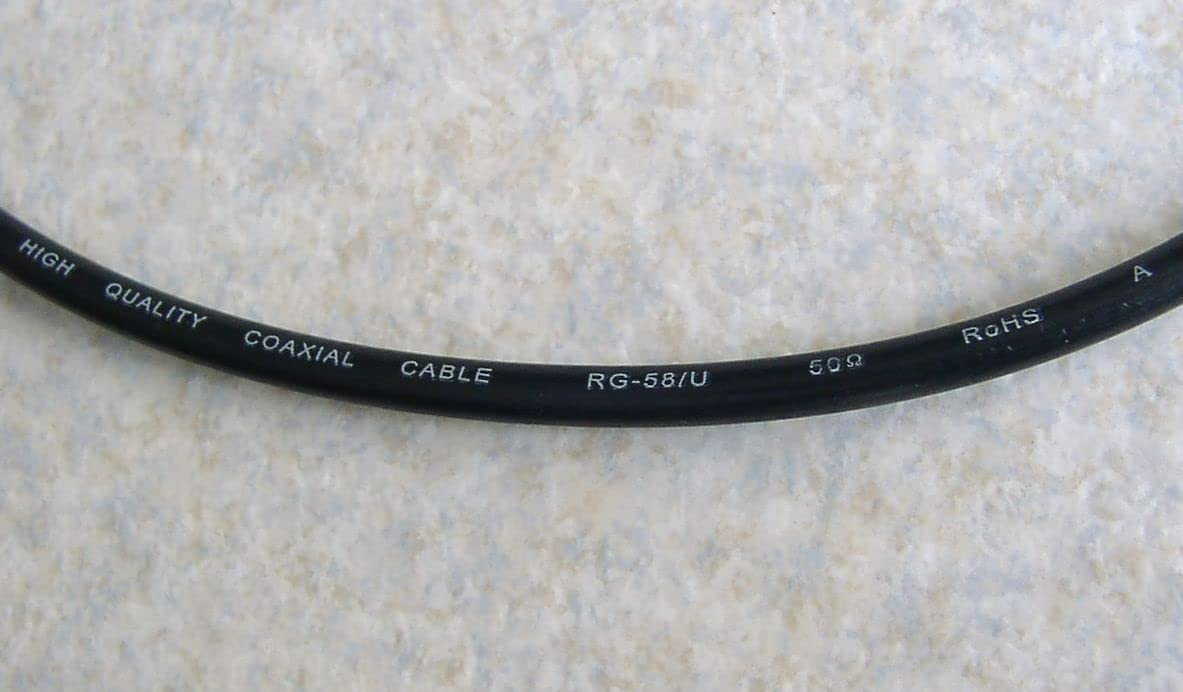 Premiertek PT-NM-RSMA-5 cavo coassiale 5 m RP-SMA RG-58U Nero