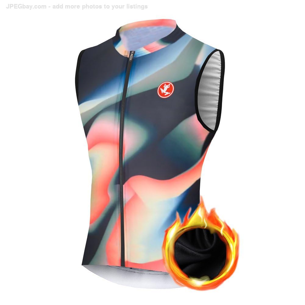 Ugly Frog Gilet Ciclismo Invernale Uomo Leggero Traspirante Antivento Giacca Bicicletta Abbigliamento Sportivo Senza Maniche
