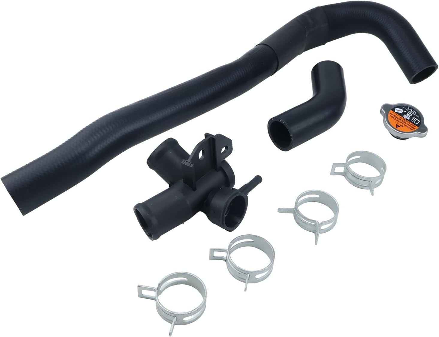 21430-8991A 21501-9HA0A 214308999C 21430-8997A Radiator Cap Assembly Upper Radiator Coolant Filler Neck and Water Outlet Flange Compatible with Nissan Altima 2007-2013