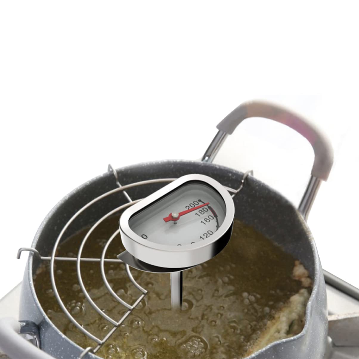 1pc Barbacoa for el mejor probador de alimentos Dial Hogar Hogar Aceite de tallo profundo Gadget Útil Medidor Herramienta instantánea Cocinar Leer Freidora Temperatura Parrilla Carne Pavo Accesorios C