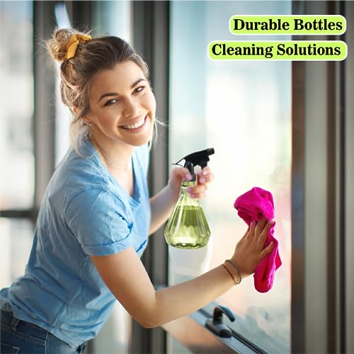 paeyaer ๐๐๐ Spray Bottles 17 oz (2 Pack) - Leak Proof, Adjustable Nozzle, Empty Spray Bottles For Cleaning Solutions, Plants, Hair Misting, Pet, Or Diy Spray Bottle