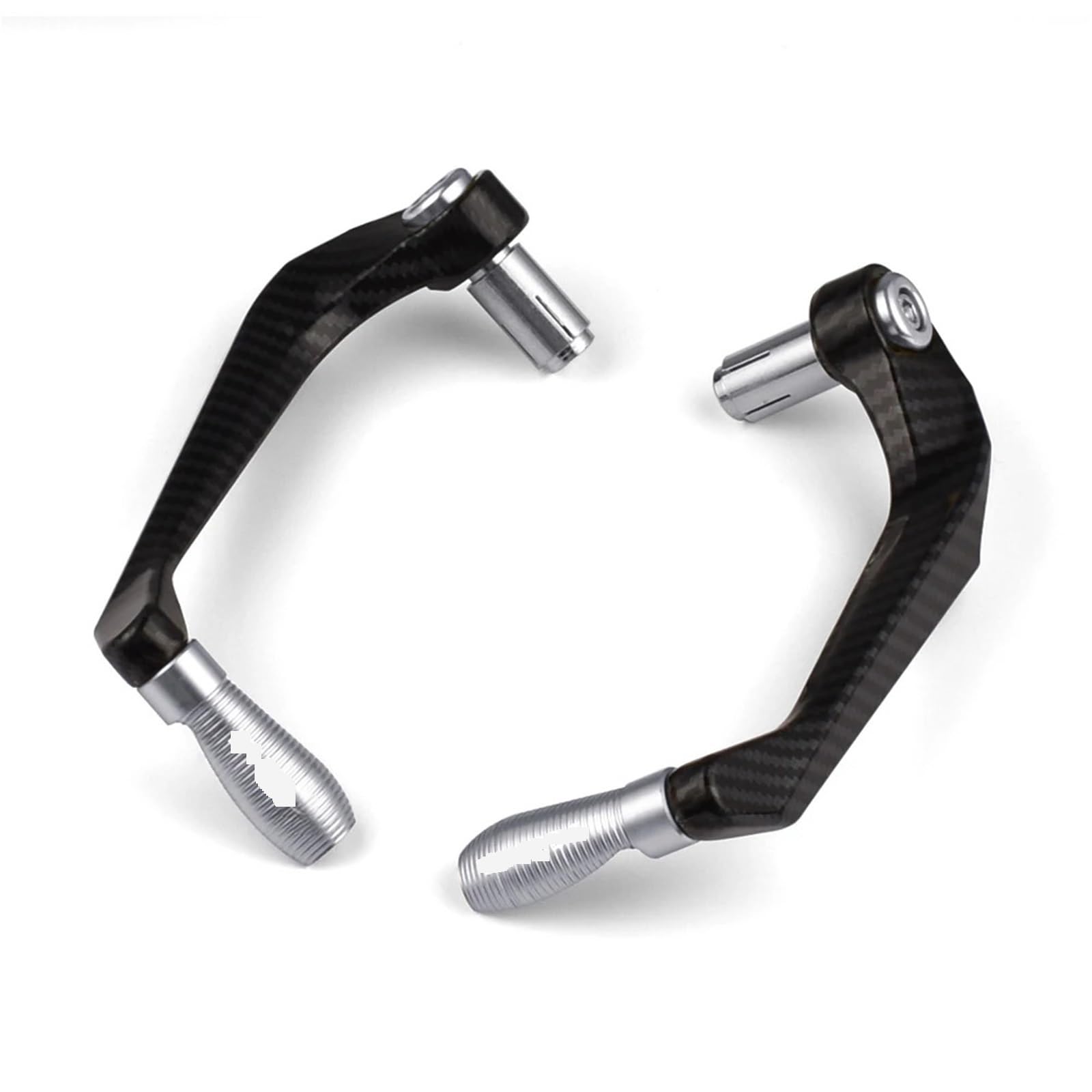 Ehysyn Sliver Motorcycle Brake Protector Fit For Fzx 150 250 700 750 Fzx700 Fzx750 Handlebar Grip Brake Clutch Levers Guard Protector Handguard(Sliver)