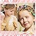 112 Pcs Baby Hair Clips - 28 Color Mini Flower and Butterfly Clips for Girls, Toddlers - Small Claw Clips With Organizer Box - Cute Hair Accessories