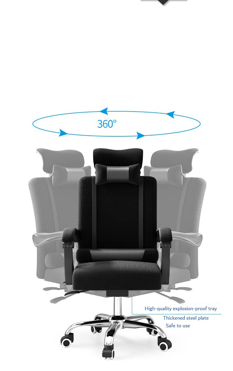 LIMOS Ergonomic Office Chair, Adjustable Lumbar Support Chair,Reclining