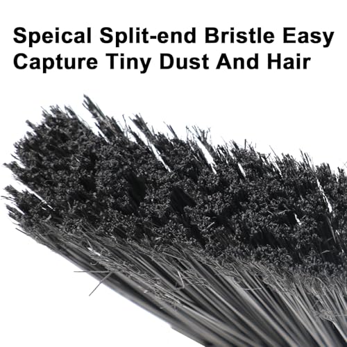 Image of Heavy Duty Red Angle Broom with Long Handle - 4 Pack