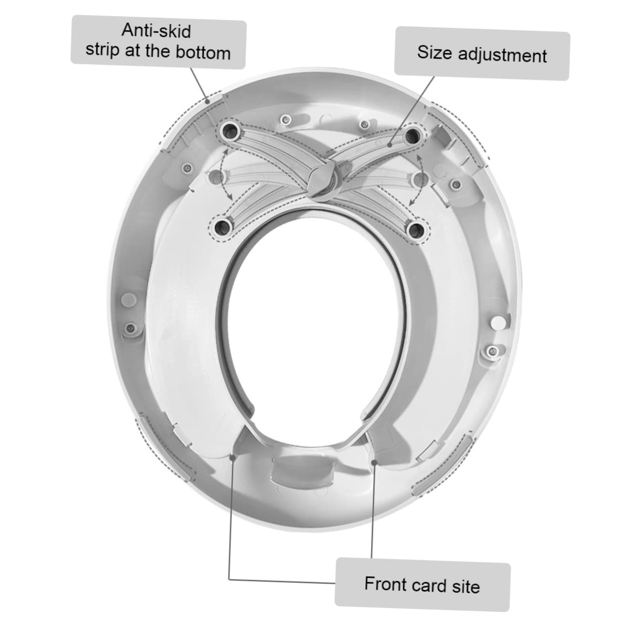 BESTonZON 1pieza Asiento De Inodoro Protector Antisalpicaduras Reductor De Wc Potty Training y Cómodo Para Entrenamiento Casa