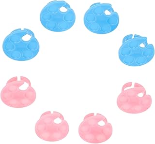 FOMIYES 20 Pçs Mini Esmalte De Gel Esmalte De Arte De Anel De Manicure Anéis De Dedo Arte De Unhas Paletas De Arte De Unhas Palete De Manicure Embelezamento De Unhas