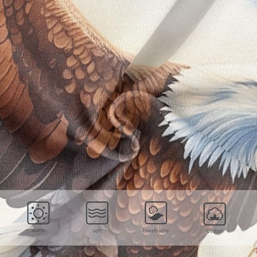 Cotton Toddler Underwear Floral Watercolor Bald Eagle Floral Panties Little Girl Bright Briefs Kids Undies 2t3