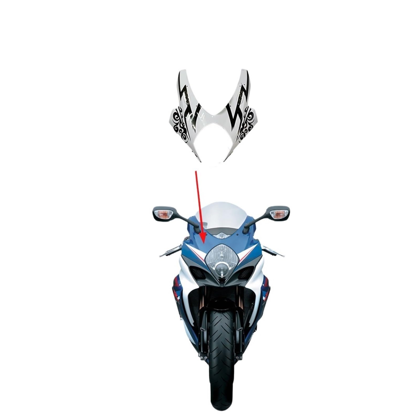 Wingletów Motocyklowych Do GSXR1000 GSX1000R 2007 2008 K7