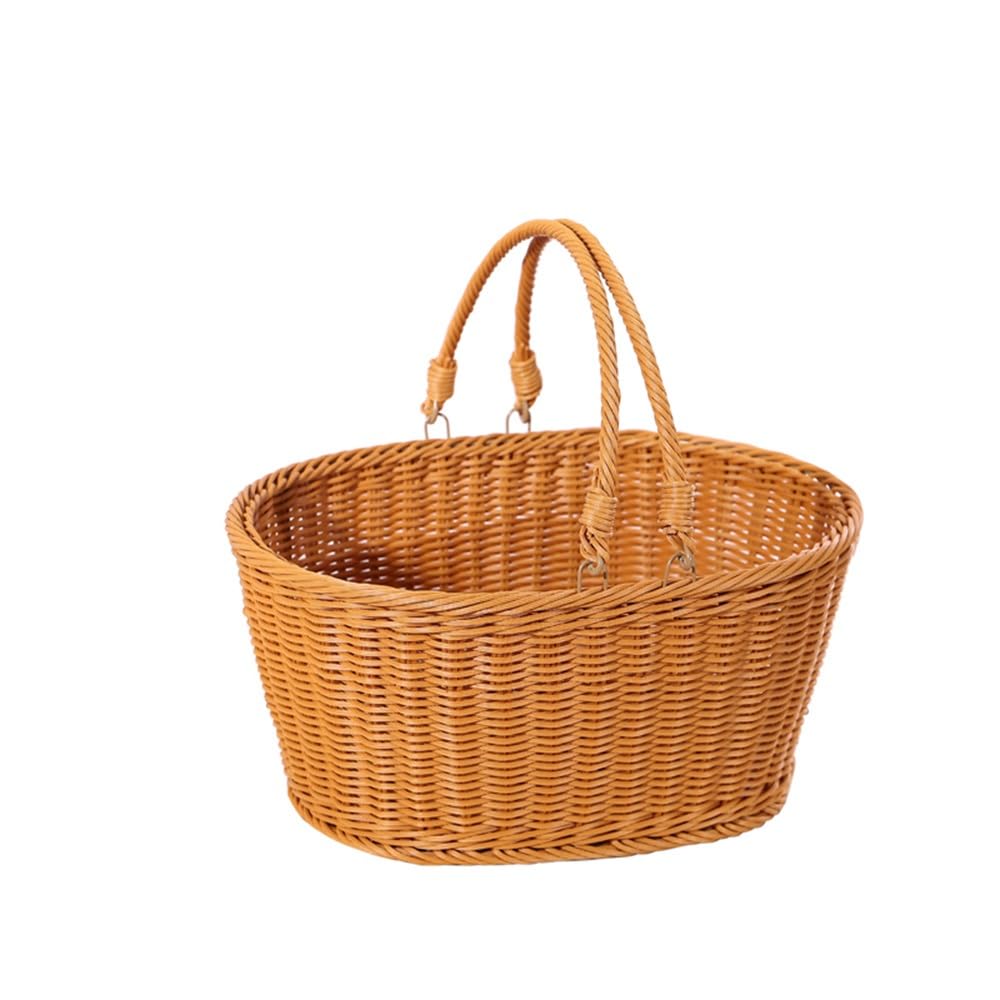 Picnic Basket Portable Shopping Outdoor Picnic Basket for Picnic Camping Outdoor(Colour 1,L)