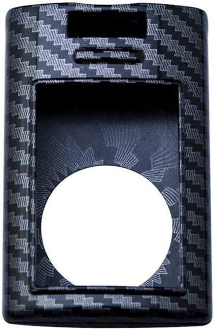 x xotic tech Black Carbon Fiber Pattern ABS Key Fob Shell Cover, Compatible with Cadillac ATS CTS XTS DTS SRX Escalade Chevrolet C7 Corvette Smart Keyless Entry Key OUC6000066 5923887 22756465 image 3