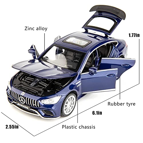 Image of VARIYA ENTERPRISE Metal Pull Back Diecast Car 1:32 Mercedes Amg Gt63 Pull Back Car Model With Sound Light Boys Gifts Toys For Kids?Pack Of 1?,Multicolor