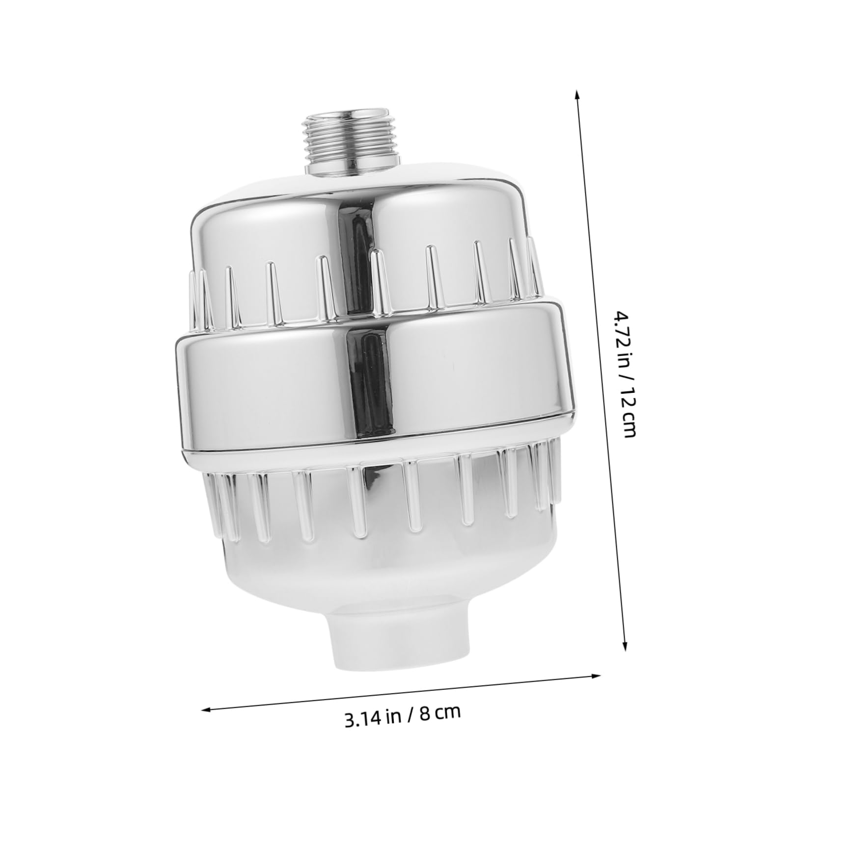 Alipis Filtro de Agua de Pulverización Superior para Ducha de Refuerzo Cabezal de Ducha Filtrado para Agua Dura para Baño Casa