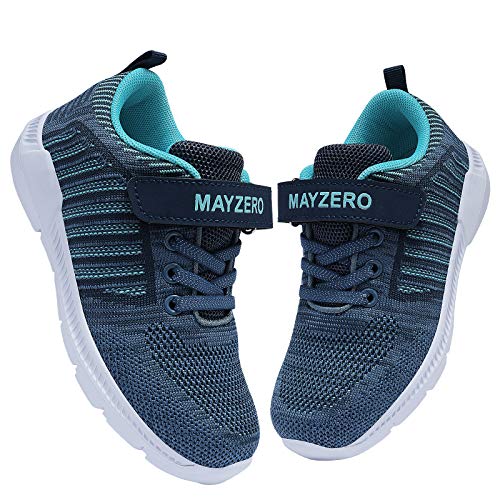 MAYZERO Kids Tennis Shoes Boys Girls Breathable Running Shoes Fashion Sneakers