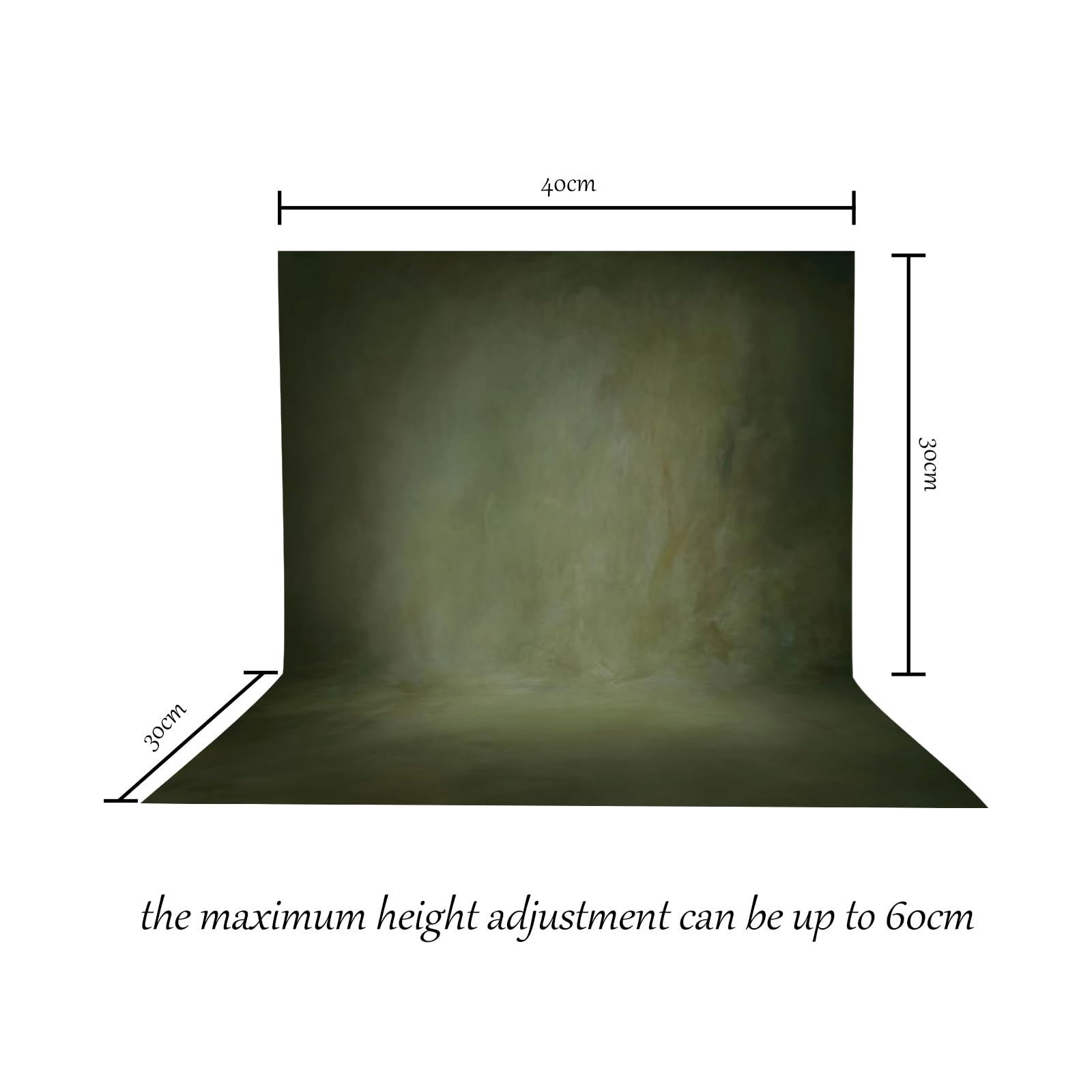 YongFoto 10 pezzi 40x60 cm Piccolo sfondo fotografico Colore pieno Texture grunge Prodotto da tavolo piatto Servizio fotografico Sfondi per gioielli Espositore per piccoli oggetti Servizio fotografico