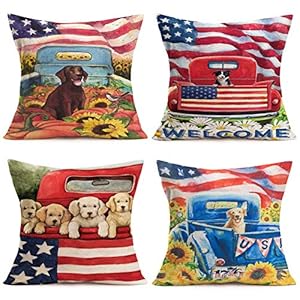 Dog Throw Pillow Covers