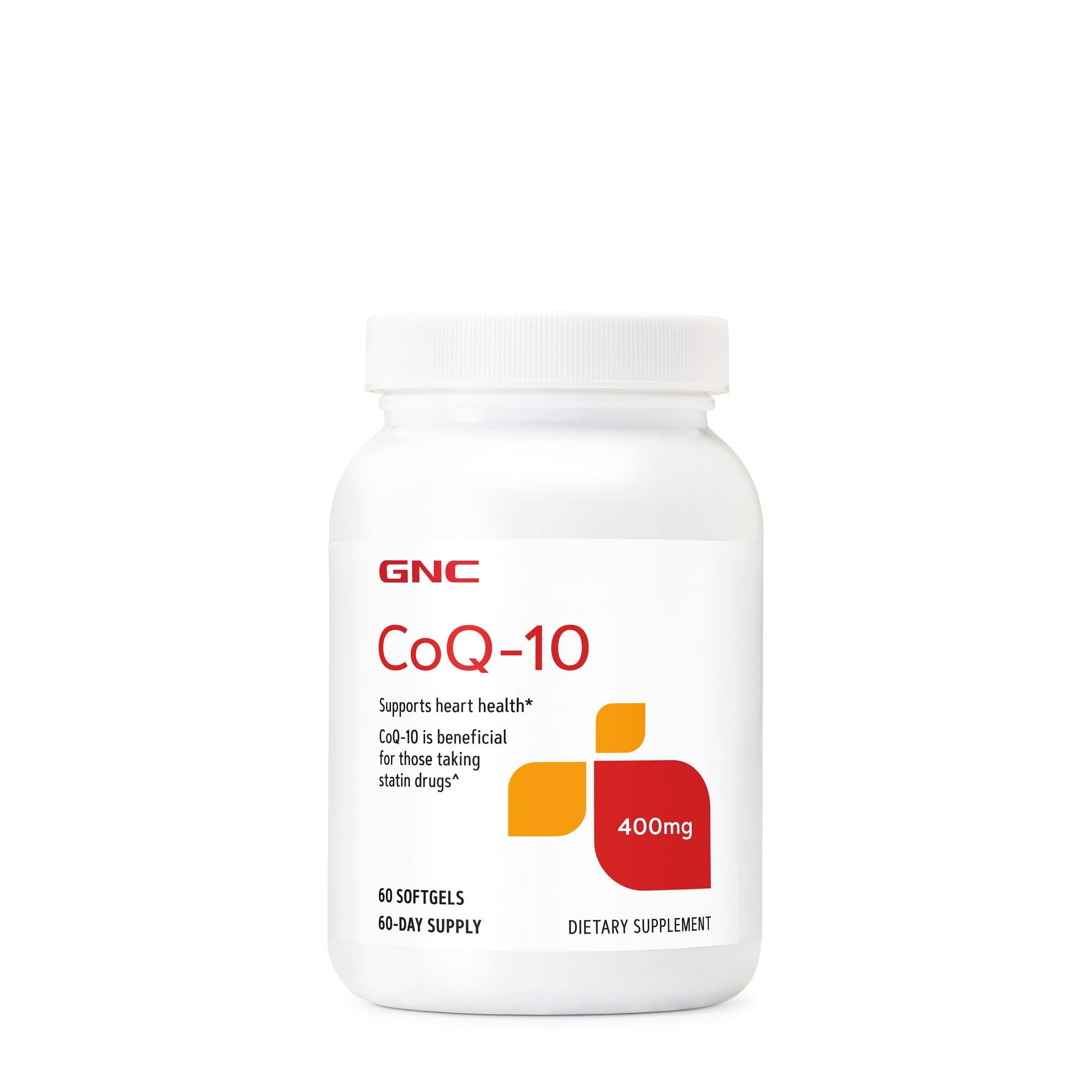 GNC COQ-10 400mg Supplement 60 Softgels