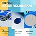 2025 New & Upgraded Sunlite Sports Heavy Duty River Tube Inflatable, Premium Water Float to Lounge Above Lake and River, Outdoor Water Raft Sport Fun, Recreational Use