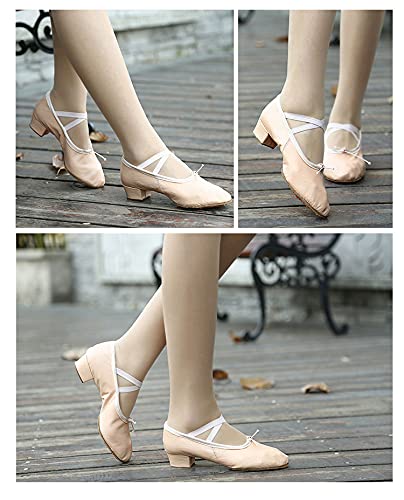 SusanSandyLi バレエシューズ レディース キャンバス製