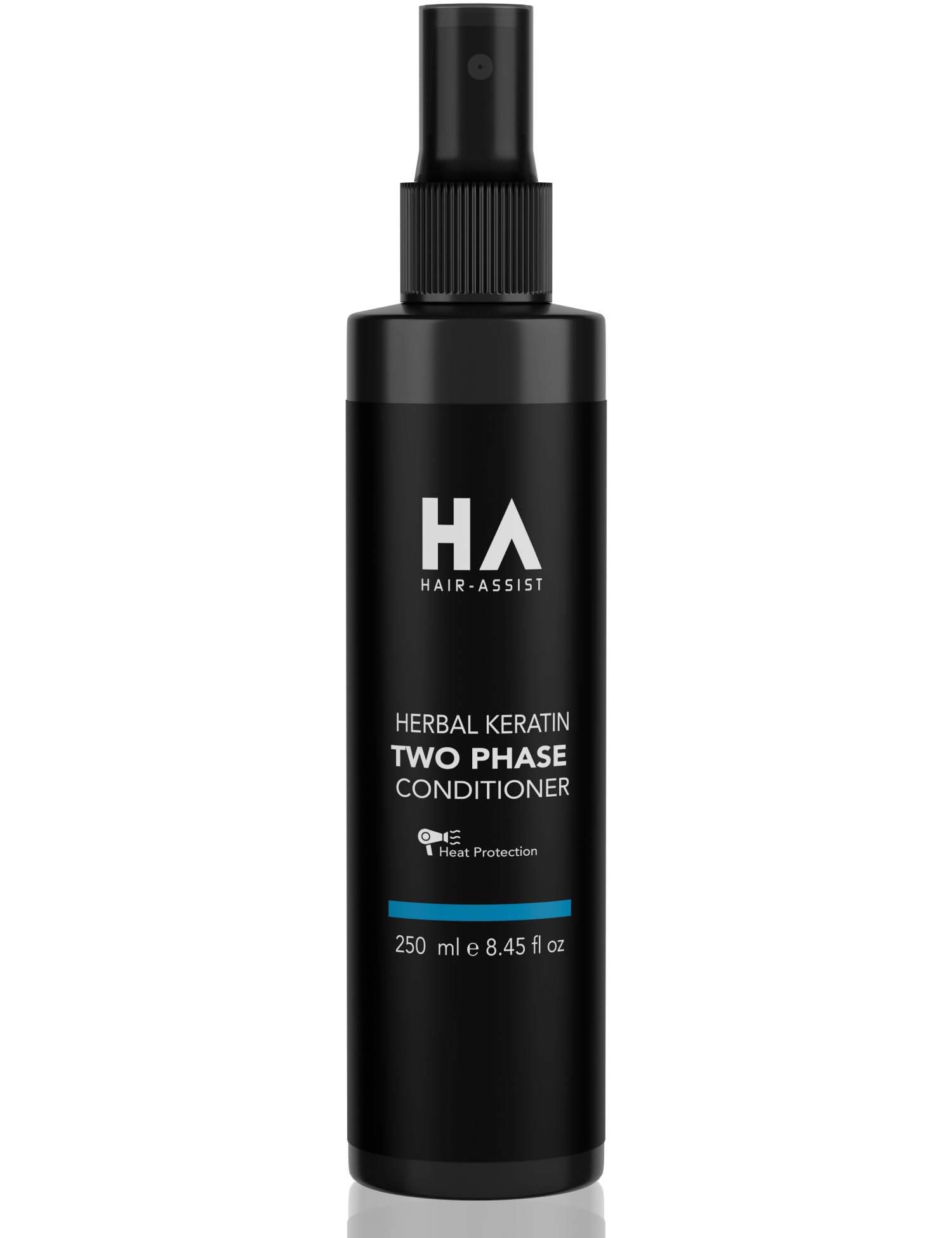 Hitzeschutz für Haare Glätteisen mit Anti-Frizz bis 230°C - Hitzeschutz leave in Conditioner - Hair Heat Protection Spray Anti Frizz leave in Spray (250 ml, Keratin für dünnes Haar)