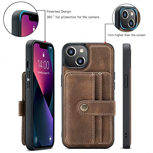 Housse de luxe en cuir pour iPhone 14 Pro Max finition bleue - 6