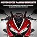 Motorcycle Fairing Winglets for Suzuki Hayabusa GSX1300R Gen 3 – Carbon Fiber Style Aerodynamic Wing Spoilers, Universal Side Fairings Wind Wings – Lightweight & Durable,B