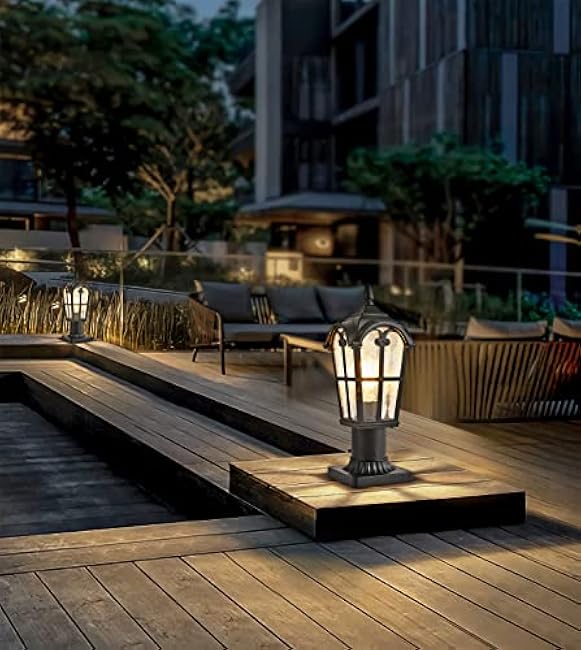 Outdoor Post Light Mounting Base Traditional 5.5 W x 5.5 D x 3.25 H