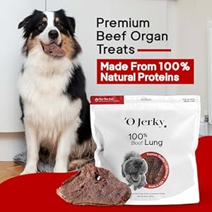 O-Jerky-100-Beef-Lung-Dog-treats-Single-Ingredient-Human-Grade-Dehydrated-Dog-Food--Natural-Grain-Free-and-Rawhide-Free-Jerky-Treats-for-Dogs-Large-Breed-Puppy-Essentials--Made-in-USA-8-Oz - Cucciolini Doodles   O-Jerky-100-Beef-Lung-Dog-treats-Single-Ingredient-Human-Grade-Dehydrated-Dog-Food--Natural-Grain-Free-and-Rawhide-Free-Jerky-Treats-for-Dogs-Large-Breed-Puppy-Essentials--Made-in-USA-8-Oz