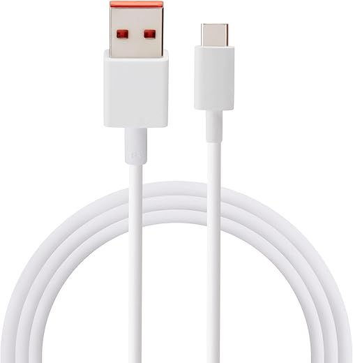 MI Xiaomi Hypercharge type C 100 cm Cable|Supports 120W, 67W fast charging|6Amp speed|Compatible for all smartphones,tablets, laptops|Supports all…