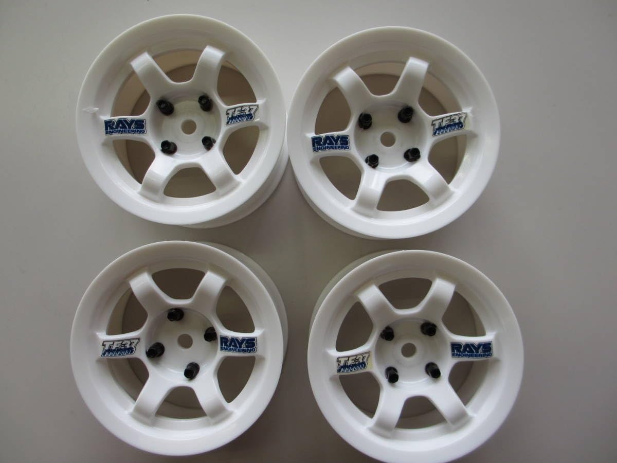 Amazon.co.jp: 激かっこいい激シブRAYS ボルク TE37 ホワイト リアル  