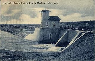 Southside Division Gate at Granite Reef Mesa, Arizona AZ Original Antique Postcard