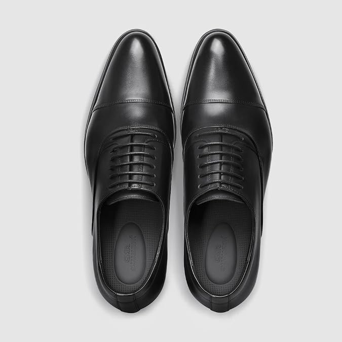 CHAMARIPA Men's Oxfords Elevator Shoes Invisible Height Increasing Shoes